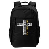 In Jesus Name I Play Christian Pianist Piano Lover Daily Commute Backpack