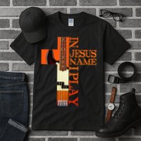 In Jesus Name I Play Bass Tall T-Shirt