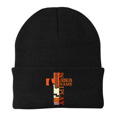 In Jesus Name I Play Bass Beanie
