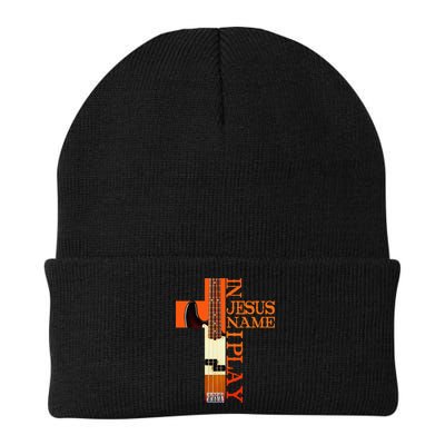 In Jesus Name I Play Bass Beanie