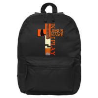 In Jesus Name I Play Bass 16 in Basic Backpack