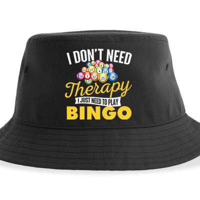 I Just Need To Play Bingo Bingo Lover Gambler Gambling Sustainable Bucket Hat