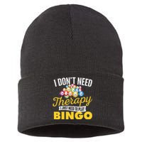 I Just Need To Play Bingo Bingo Lover Gambler Gambling Sustainable Knit Beanie