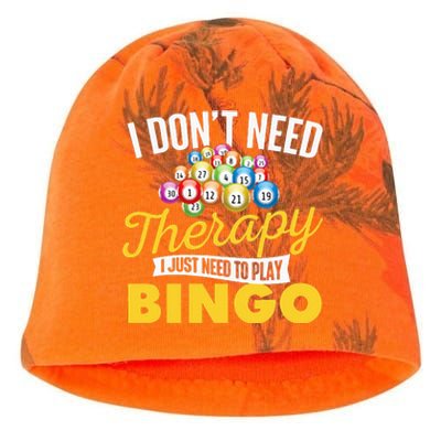 I Just Need To Play Bingo Bingo Lover Gambler Gambling Kati - Camo Knit Beanie