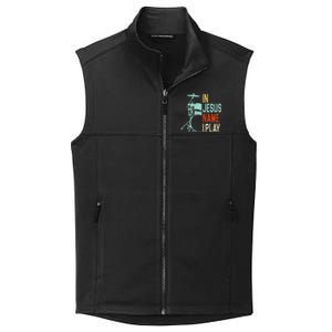 In Jesus Name I Play Music Drummer Collective Smooth Fleece Vest