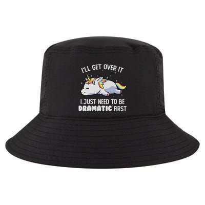 I Just Need To Be Dramatic Lazy Unicorn Gift Lazy Unicorn Cool Comfort Performance Bucket Hat