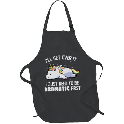 I Just Need To Be Dramatic Lazy Unicorn Gift Lazy Unicorn Apron