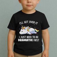 I Just Need To Be Dramatic Lazy Unicorn Gift Lazy Unicorn Toddler T-Shirt