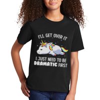 I Just Need To Be Dramatic Lazy Unicorn Gift Lazy Unicorn Kids T-Shirt