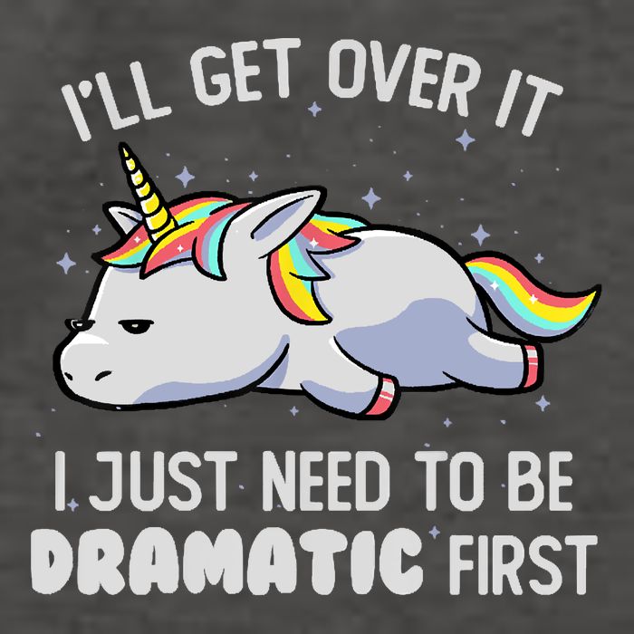 I Just Need To Be Dramatic Lazy Unicorn Gift Lazy Unicorn Vector Backpack