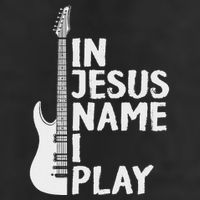 In Jesus Name I Play Guitar Christian Gift Guitar Lover Cool Comfort Performance Bucket Hat