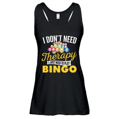 I Just Need To Play Bingo Bingo Lover Gambler Gambling Ladies Essential Flowy Tank