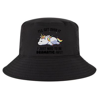 I Just Need To Be Dramatic Lazy Unicorn Cool Comfort Performance Bucket Hat