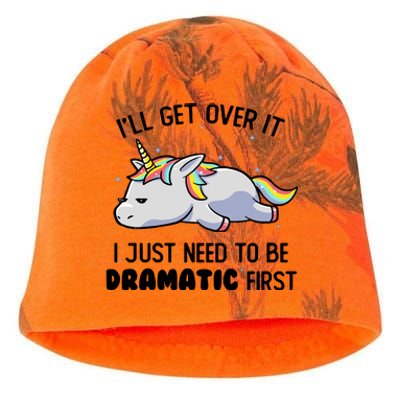 I Just Need To Be Dramatic Lazy Unicorn Kati - Camo Knit Beanie