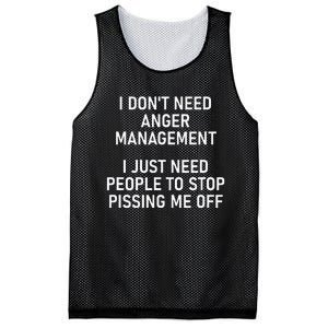 I Just Need People To Stop Pissing Me Off Funny Jokes Mesh Reversible Basketball Jersey Tank