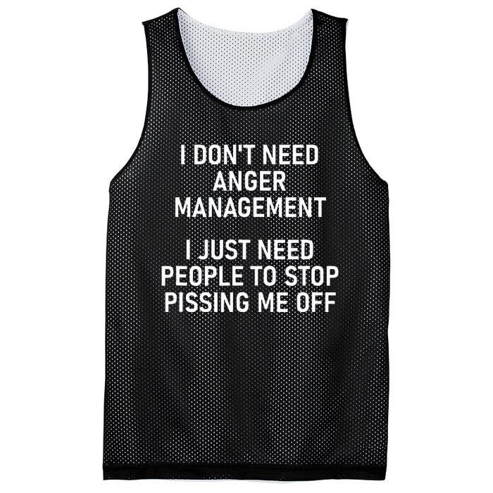 I Just Need People To Stop Pissing Me Off Funny Jokes Mesh Reversible Basketball Jersey Tank