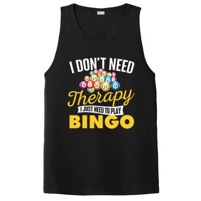 I Just Need To Play Bingo Bingo Lover Gambler Gambling PosiCharge Competitor Tank