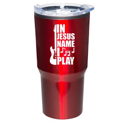 In Jesus Name I Play Guitar Tumbler