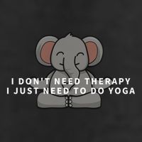 I Just Need To Do Yoga Elephant Pilates Funny Gift 11oz C Handle Ceramic Mug