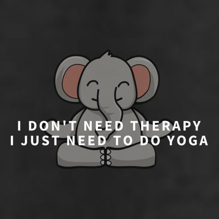 I Just Need To Do Yoga Elephant Pilates Funny Gift 11oz C Handle Ceramic Mug