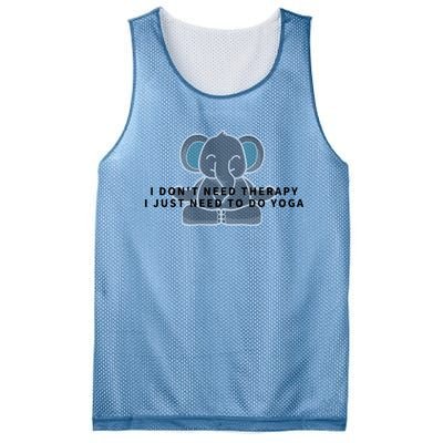 I Just Need To Do Yoga Elephant Pilates Gift Mesh Reversible Basketball Jersey Tank