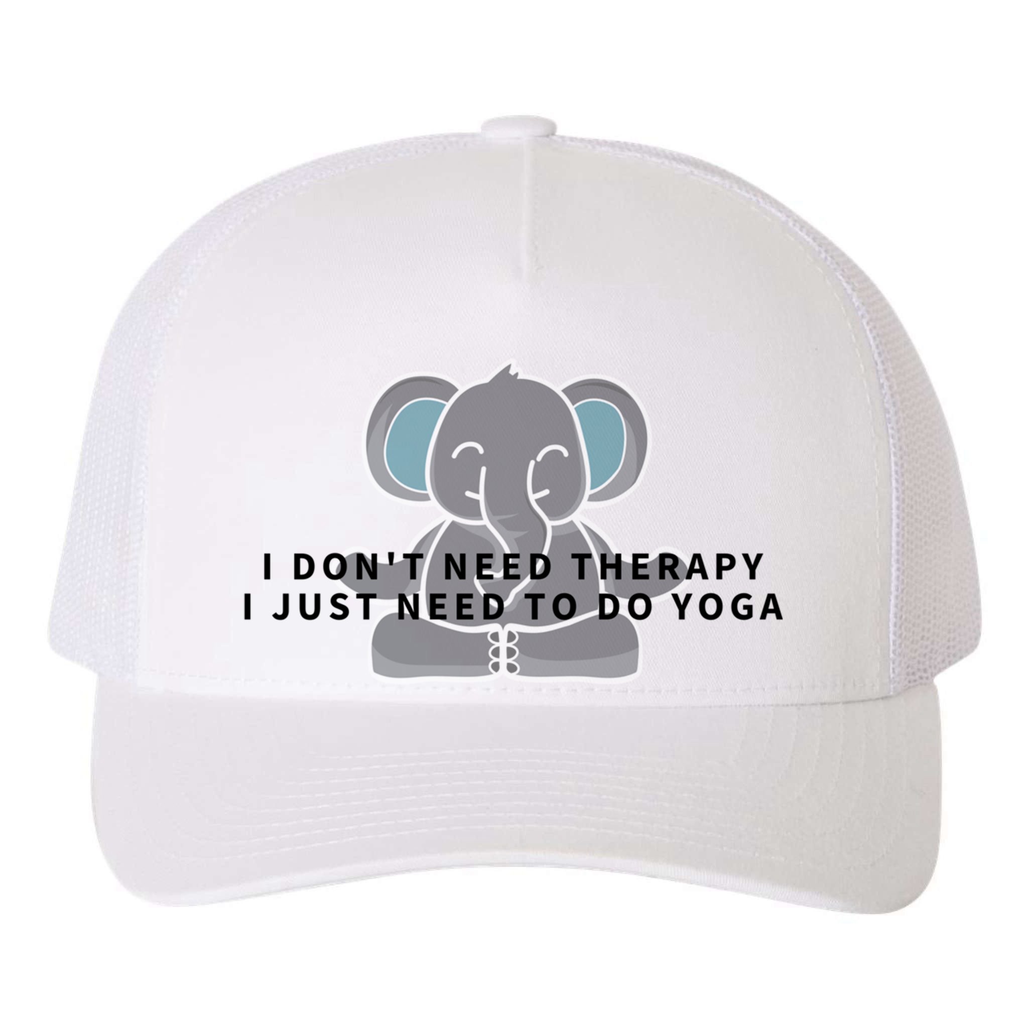 I Just Need To Do Yoga Elephant Pilates Gift Yupoong Adult 5-Panel Trucker Hat