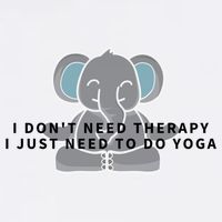 I Just Need To Do Yoga Elephant Pilates Gift Adult Drive Performance Visor