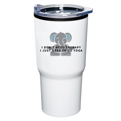 I Just Need To Do Yoga Elephant Pilates Gift Tumbler