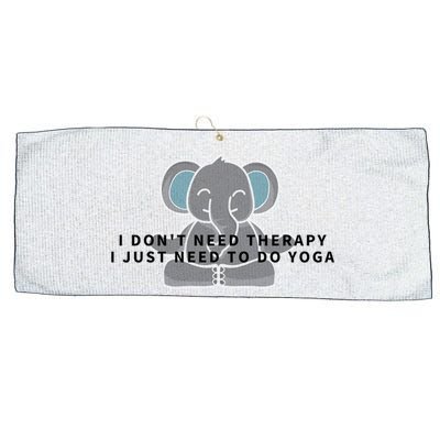 I Just Need To Do Yoga Elephant Pilates Gift Large Microfiber Waffle Golf Towel
