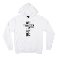 In Jesus Name I Play Christian Pianist Funny Piano Lover Hoodie