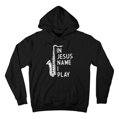 In Jesus Name I Play Piano Christian Music Vintage Hoodie