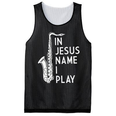 In Jesus Name I Play Piano Christian Music Vintage Mesh Reversible Basketball Jersey Tank