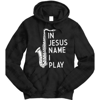 In Jesus Name I Play Piano Christian Music Vintage Tie Dye Hoodie