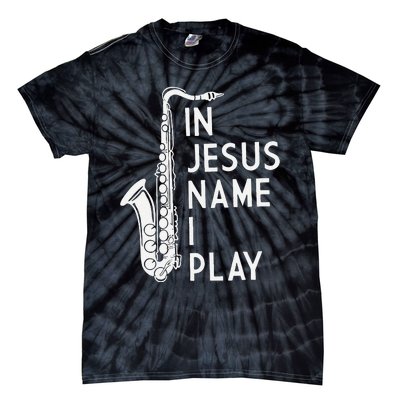 In Jesus Name I Play Piano Christian Music Vintage Tie-Dye T-Shirt