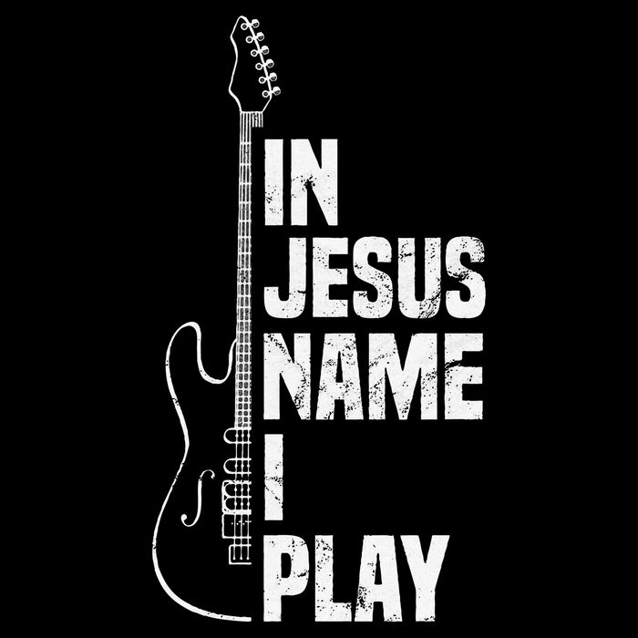 In Jesus Name I Play Guitar Christian Guitar Player Wool Snapback Cap