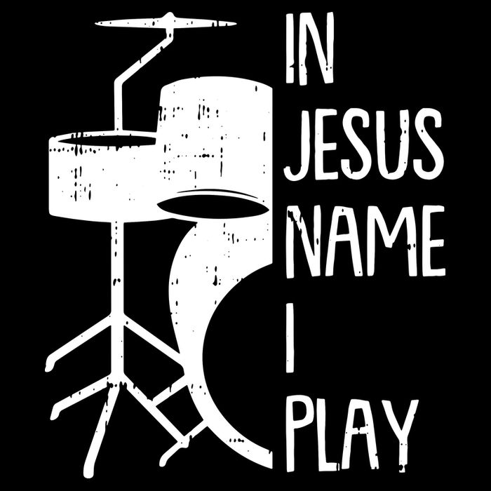 In Jesus Name Christmas Cool I Play Drum Christian Impact Tech Backpack