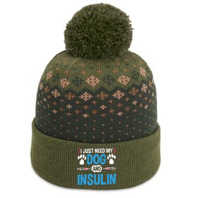 I Just Need My Dog And Insulin Insulin Type 1 Diabetes The Baniff Cuffed Pom Beanie