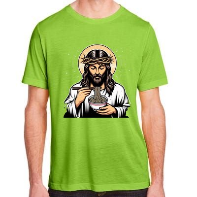 In Jesus Name Ramen Funny Japanese Food Christian Adult ChromaSoft Performance T-Shirt