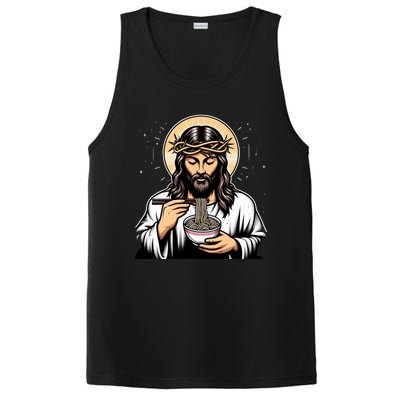 In Jesus Name Ramen Funny Japanese Food Christian PosiCharge Competitor Tank