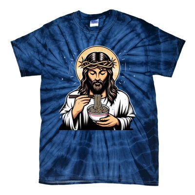 In Jesus Name Ramen Funny Japanese Food Christian Tie-Dye T-Shirt