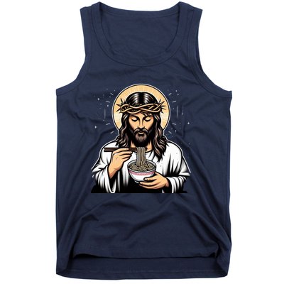 In Jesus Name Ramen Funny Japanese Food Christian Tank Top