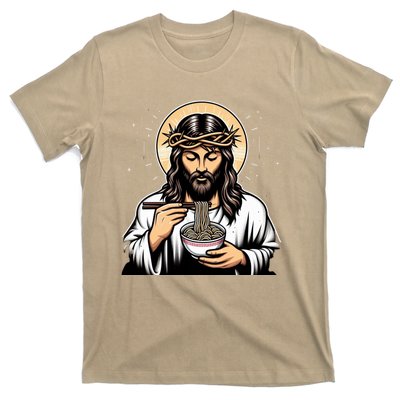 In Jesus Name Ramen Funny Japanese Food Christian T-Shirt