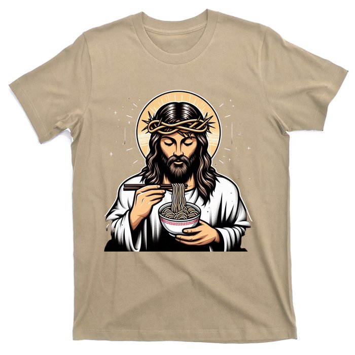 In Jesus Name Ramen Funny Japanese Food Christian T-Shirt