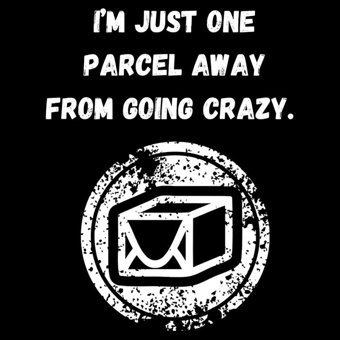 I'm Just One Parcel Away From Going Crazy Mesh Reversible Basketball Jersey Tank