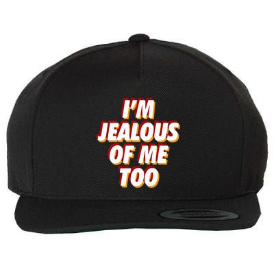 IM Jealous Of Me Too Funny Saying Sarcastic Wool Snapback Cap