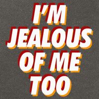 IM Jealous Of Me Too Funny Saying Sarcastic Cotton Canvas Backpack