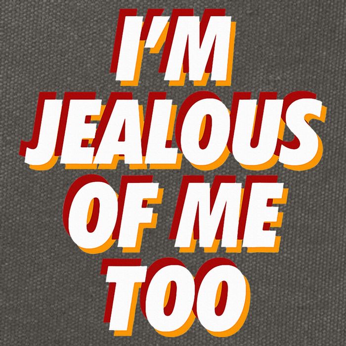 IM Jealous Of Me Too Funny Saying Sarcastic Cotton Canvas Backpack
