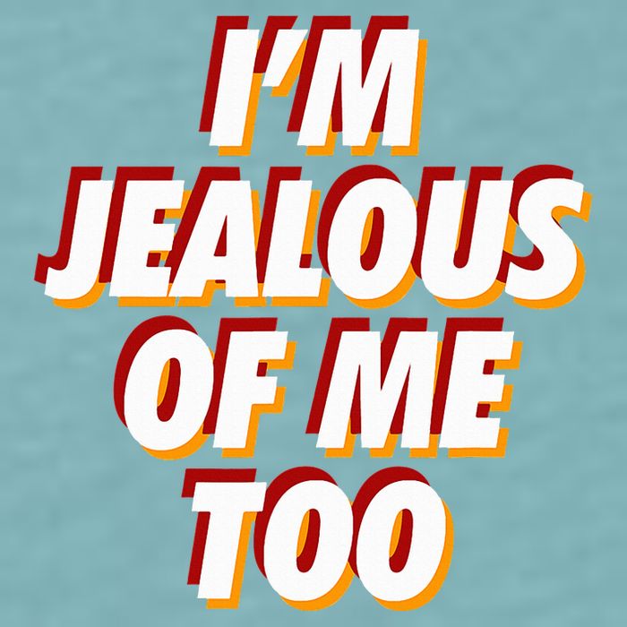 IM Jealous Of Me Too Funny Saying Sarcastic Sueded Cloud Jersey T-Shirt
