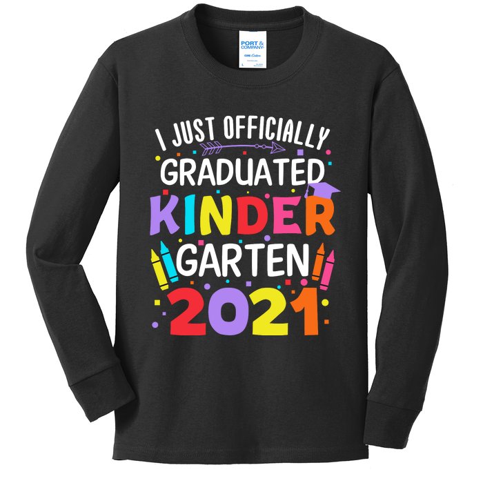 I Just Officially Graduated Kindergarten Kids Long Sleeve Shirt