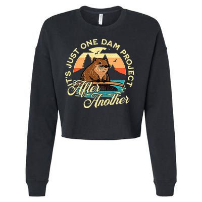 It’S Just One Dam Project After Another Cropped Pullover Crew